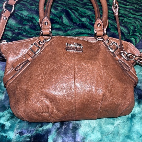 Coach Tan Leather Satchel - Picture 2 of 13